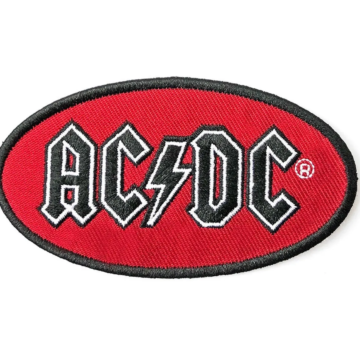 AC/DC Oval Logo - Kangasmerkki