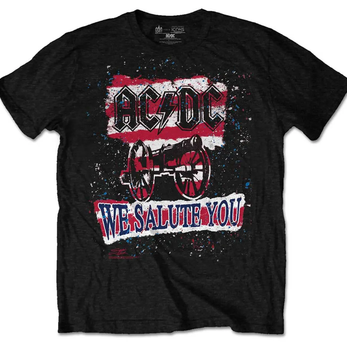 AC/DC We Salute You Stripe -T-paita