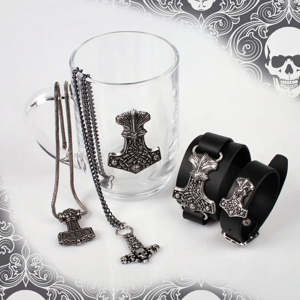 Alchemy Gothic Bindrune Hammer - Kaulakoru