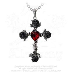 Alchemy Gothic Black Rosifix - Kaulakoru
