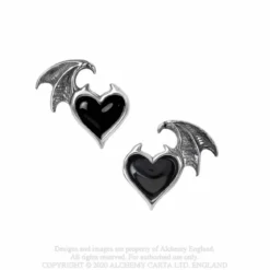 Alchemy Gothic Black Soul - Nappi korvakorut