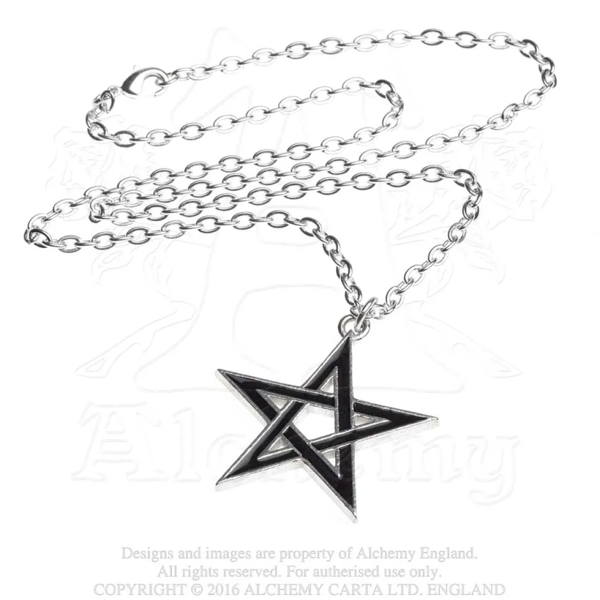 Alchemy Gothic Black Star - Kaulakoru