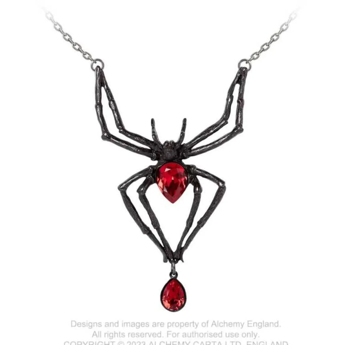 Alchemy Gothic Black Widow - kaulakoru