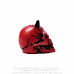 Alchemy Gothic Demon skull - Mini koriste esine
