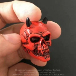 Alchemy Gothic Demon skull - Mini koriste esine