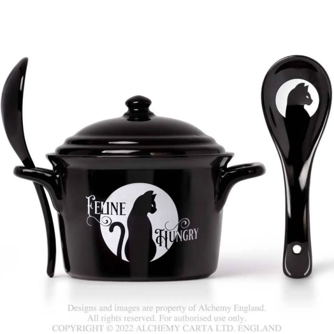 Alchemy GothicFeline Hungry - Kulho ja lusikka
