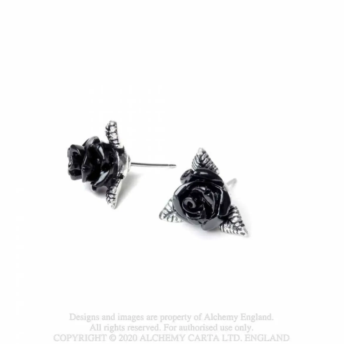 Alchemy Gothic Ring O' Roses - Nappi korvakorut
