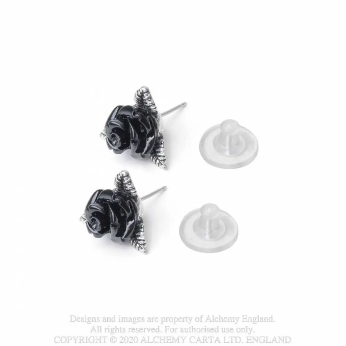 Alchemy Gothic Ring O' Roses - Nappi korvakorut