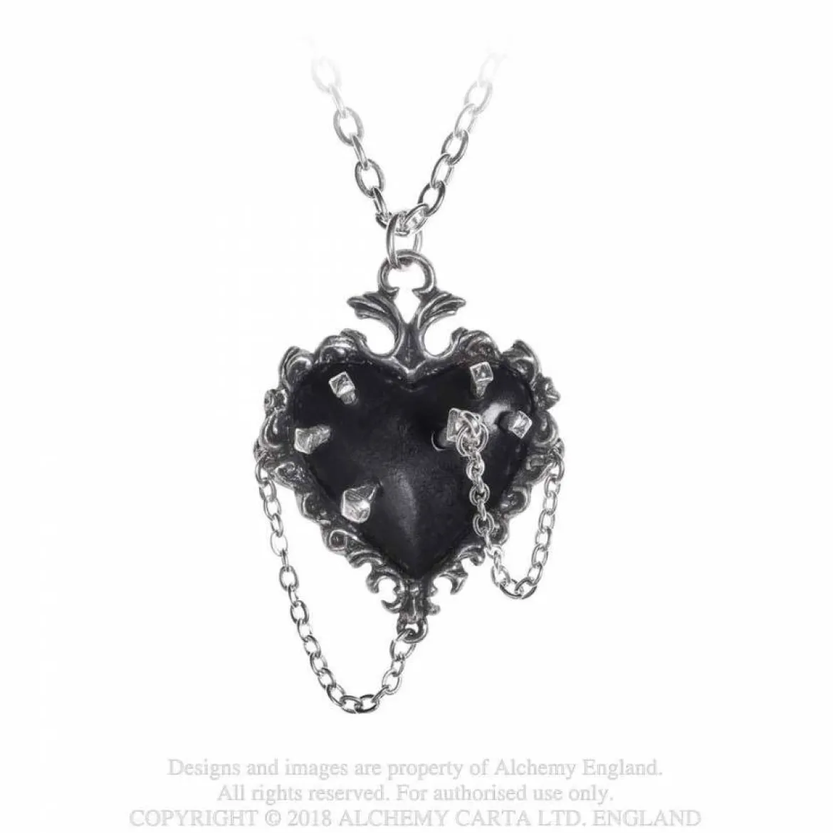 Alchemy Gothic Witch Heart - Kaulakoru