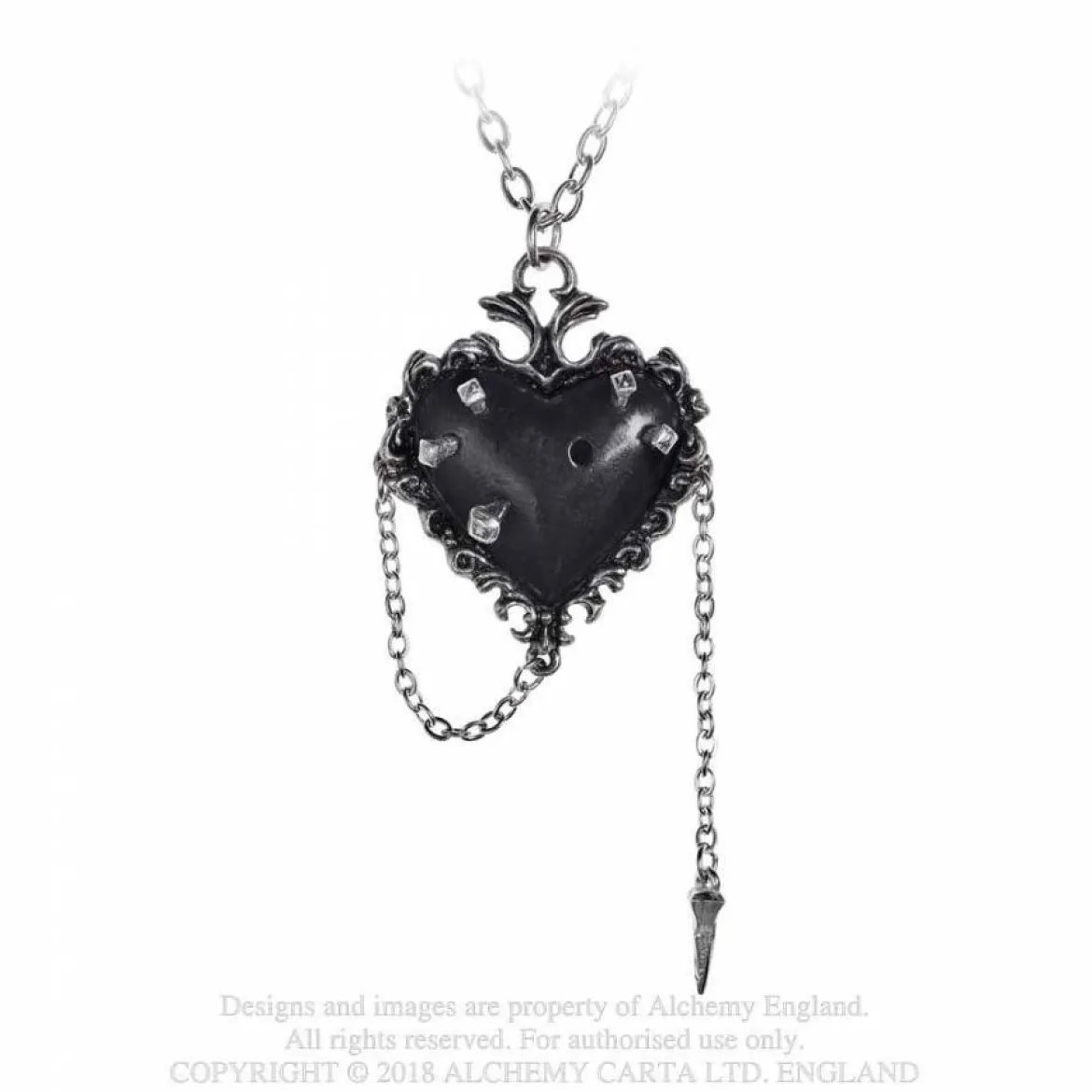 Alchemy Gothic Witch Heart - Kaulakoru