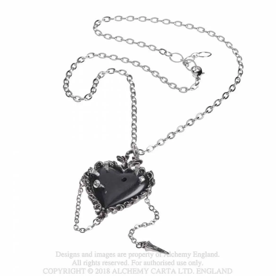 Alchemy Gothic Witch Heart - Kaulakoru
