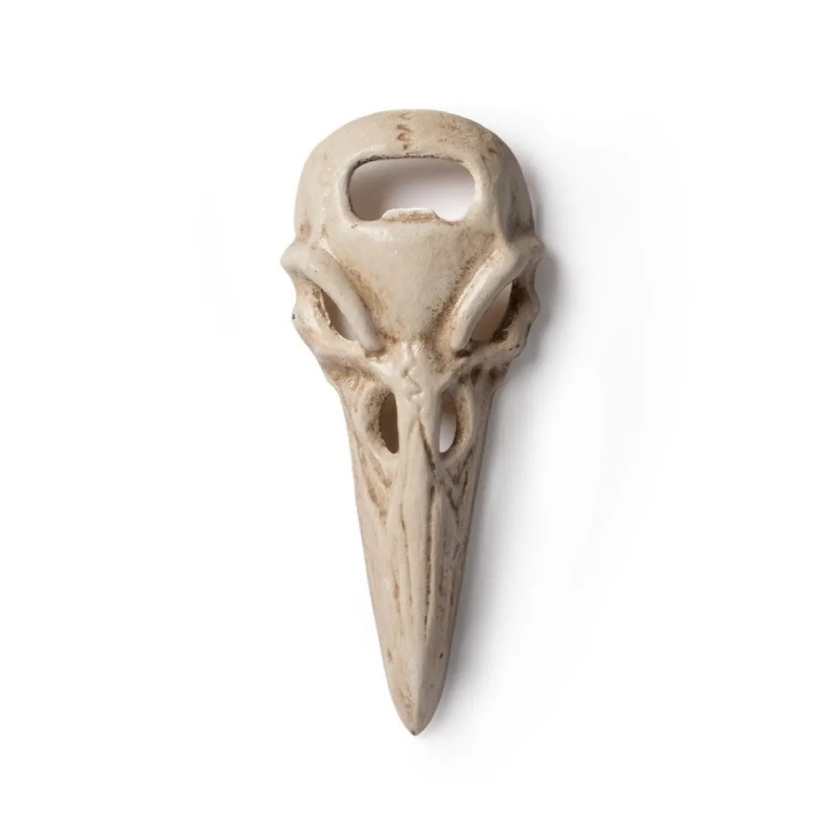 Alchemy Raven Skull - Pullonavaaja, valkoinen