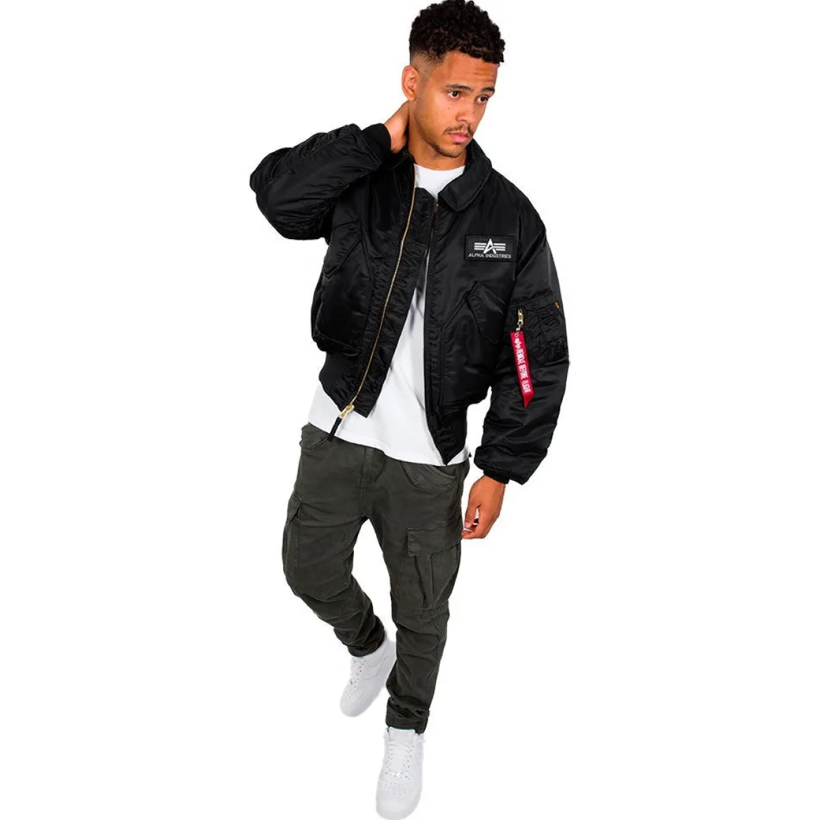 Alpha Industries CWU 45 - Pilottitakki, black