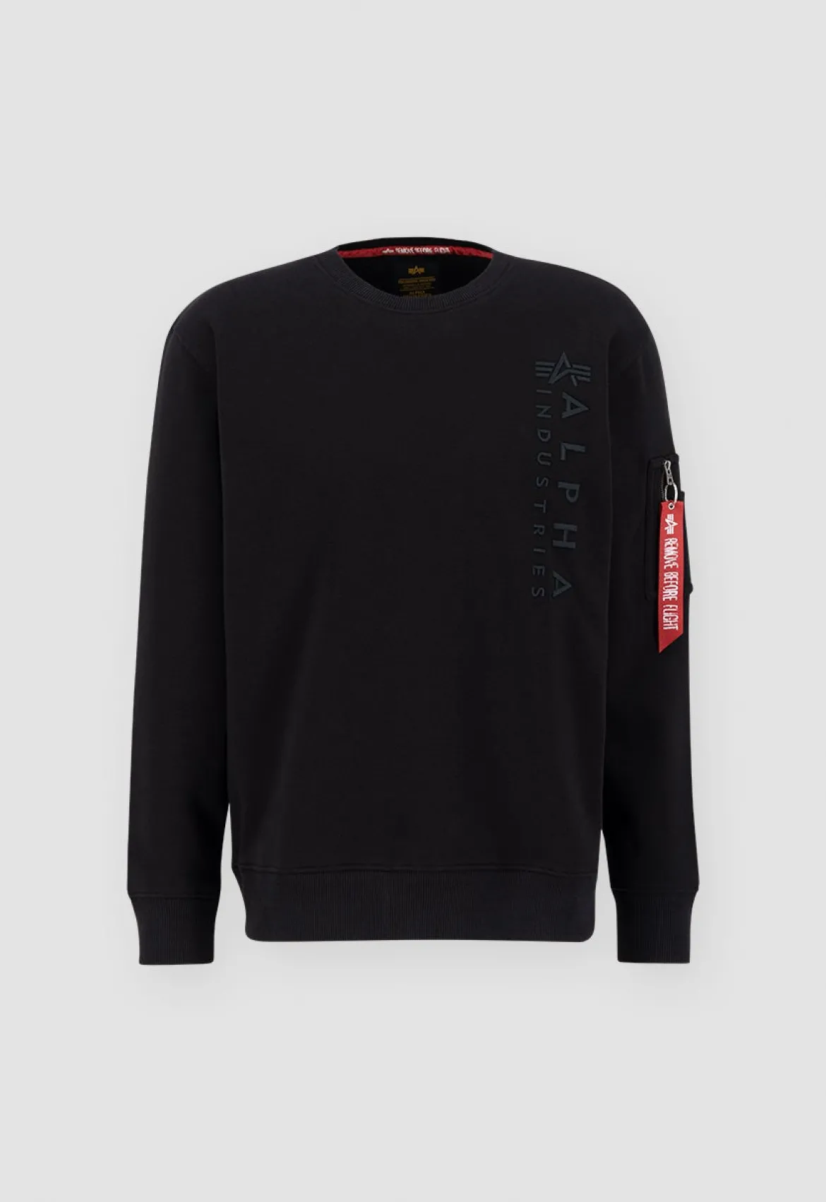 Alpha Industries EMB - Collegepaita, musta