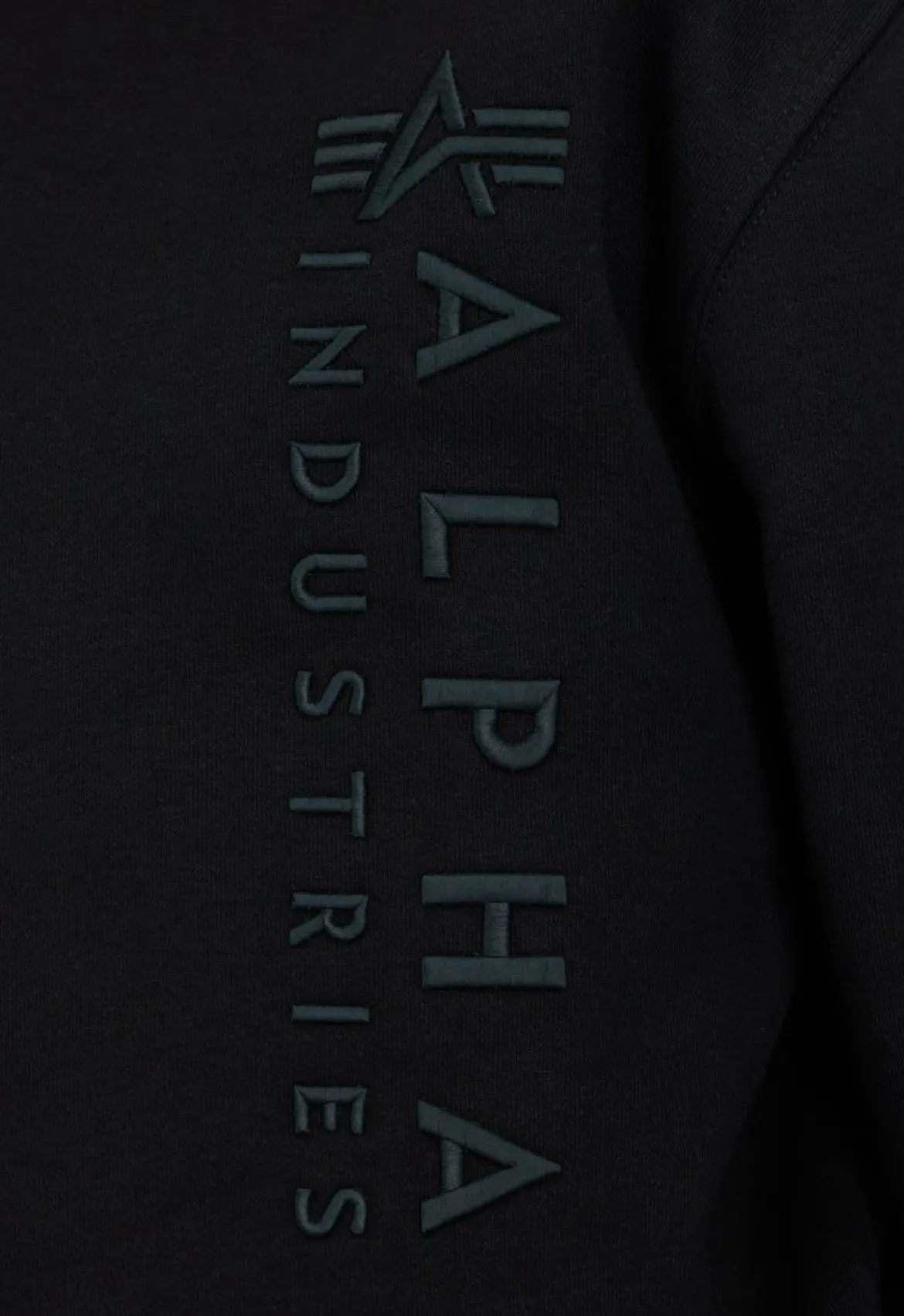 Alpha Industries EMB - Collegepaita, musta