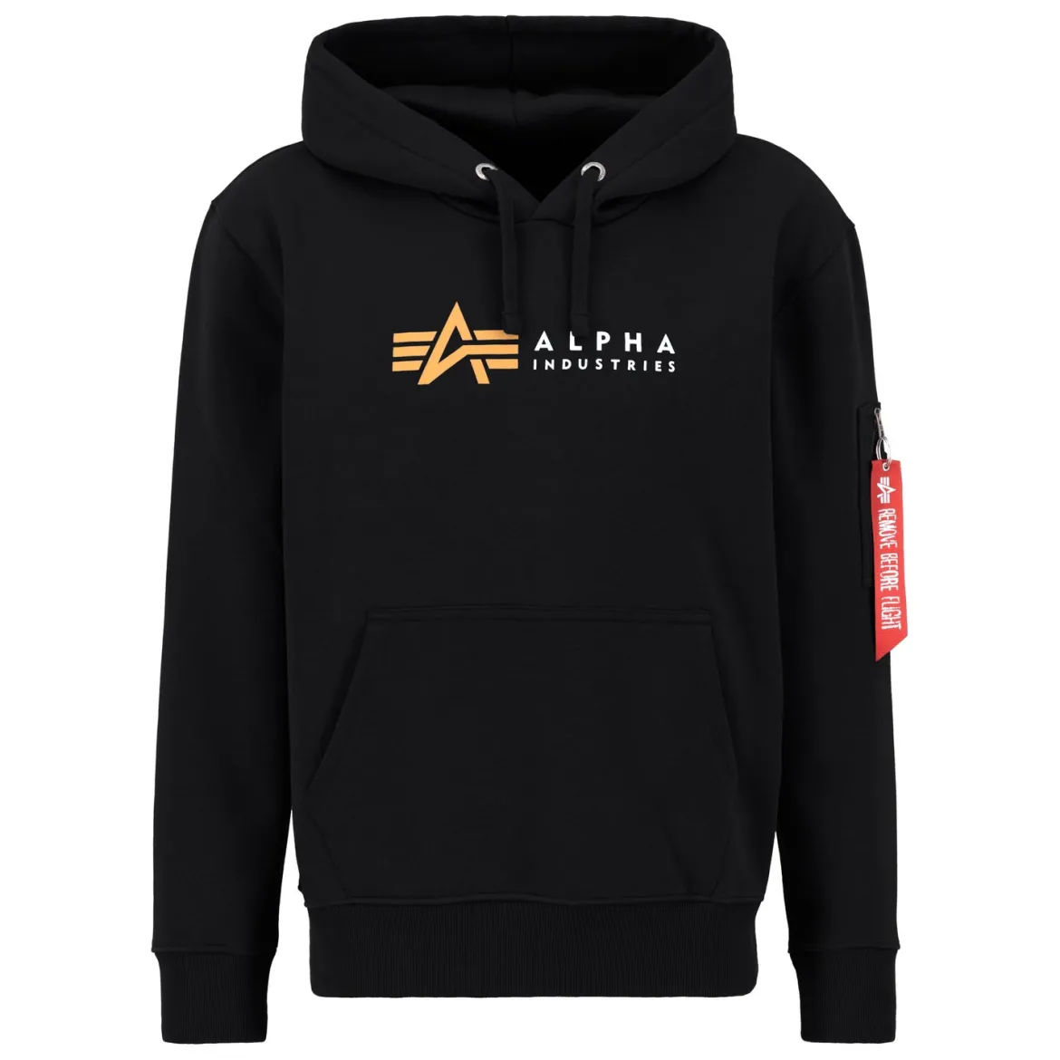 Alpha Industries Label - Huppari, musta