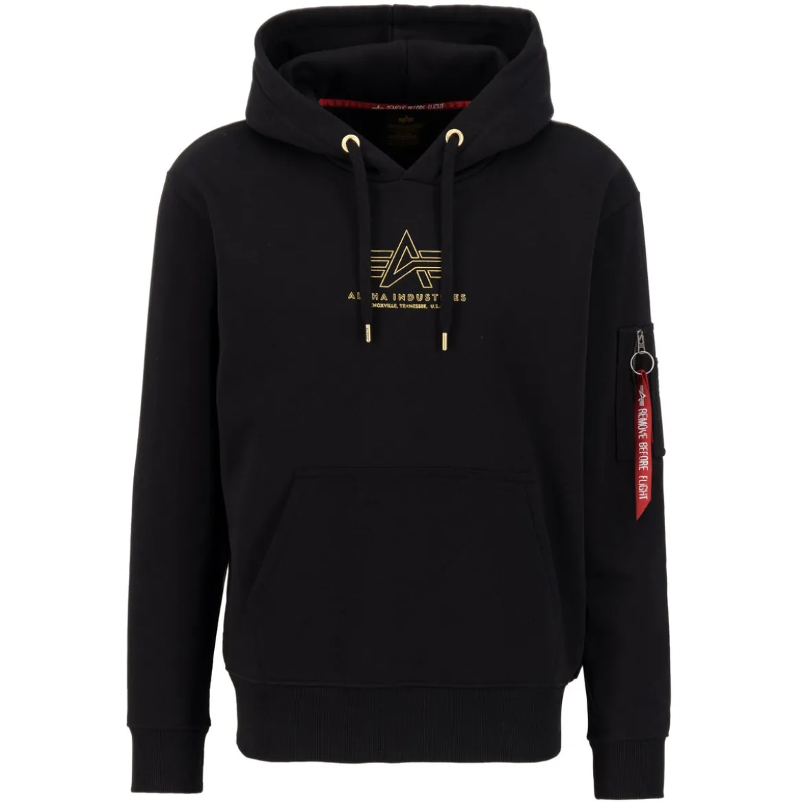 Alpha Industries ML Foil Print - Huppari, musta