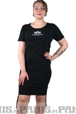 Alpha Industries Ruched Dress - Mekko, musta