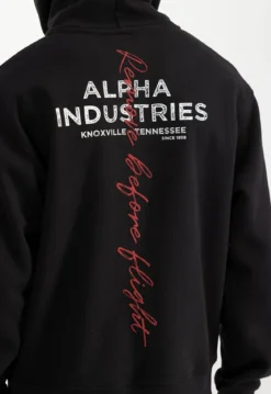 Alpha Industries Signature BP - Huppari, musta