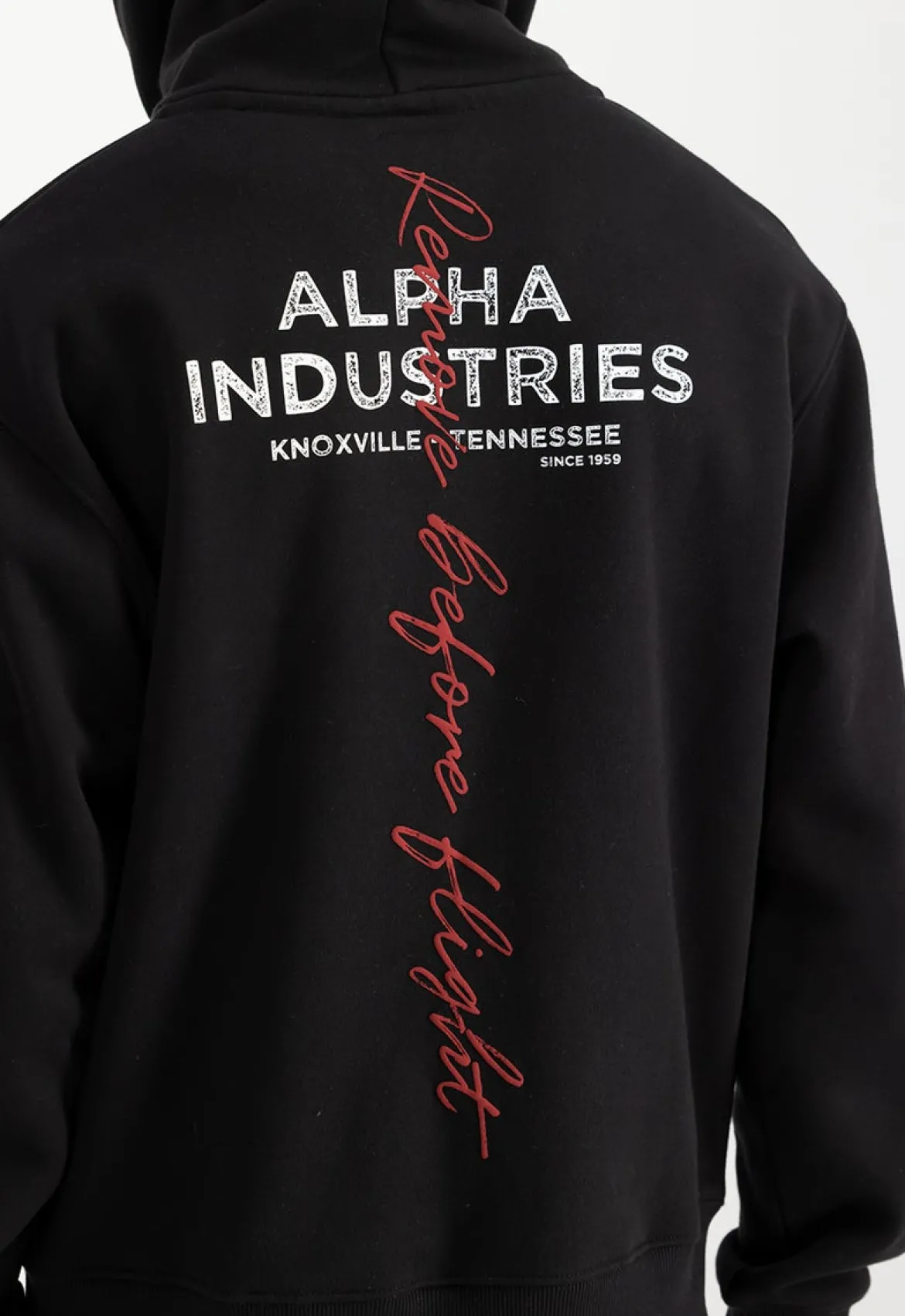 Alpha Industries Signature BP - Huppari, musta