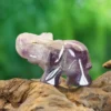 Ametisti - Elefantti, 5cm