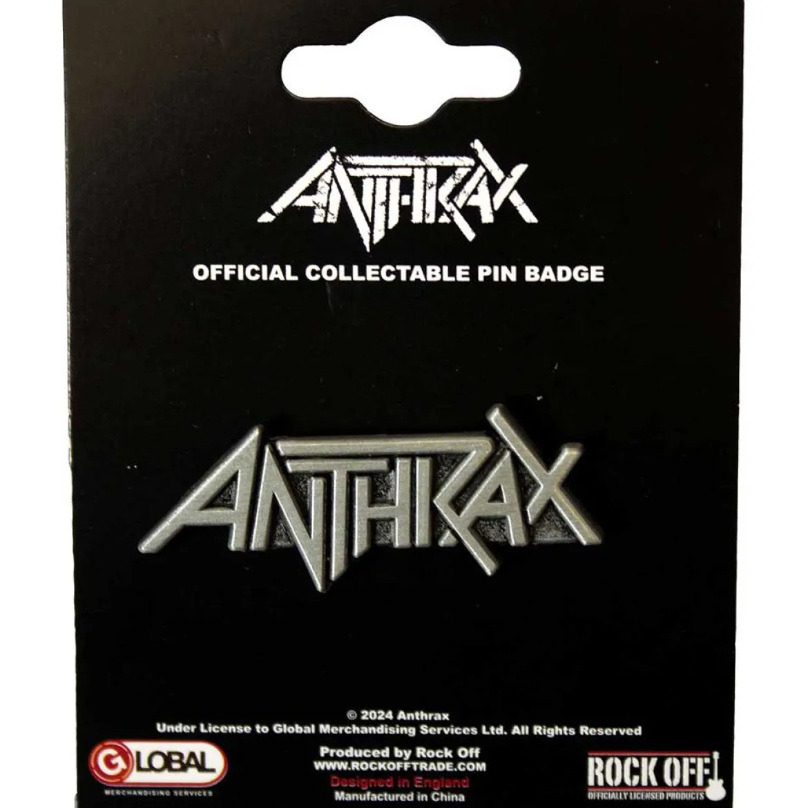 Anthrax: Logo- Pinssi