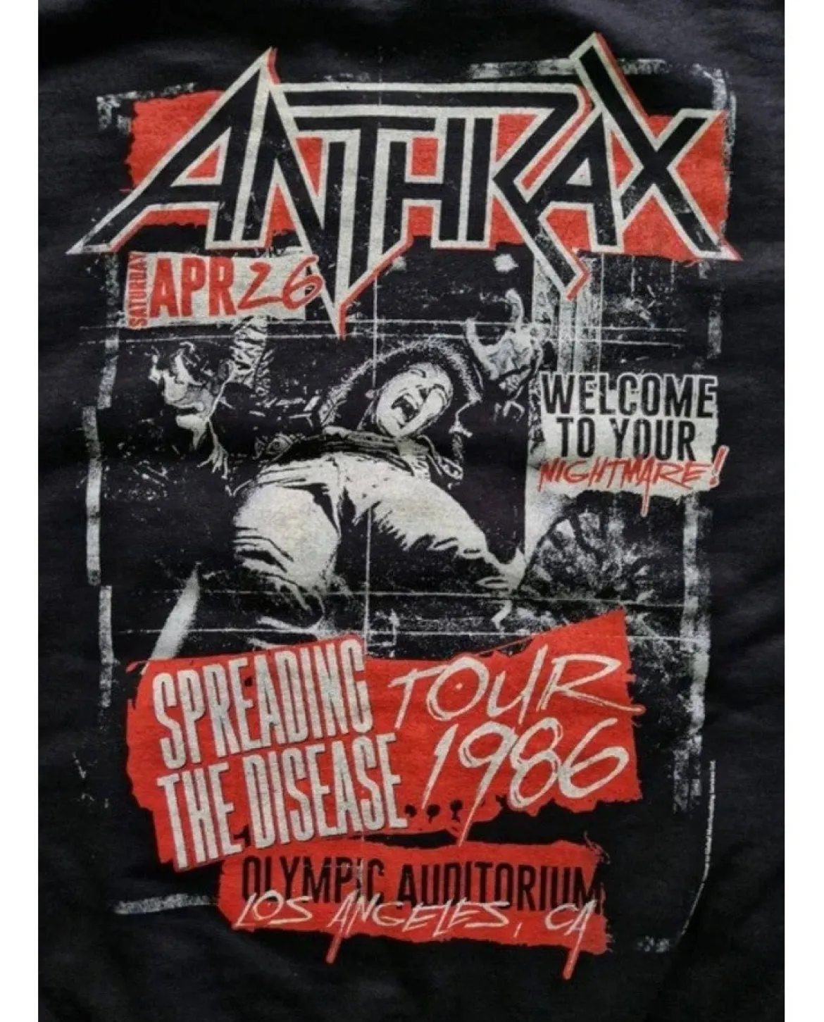 Anthrax: Spreading The Disease - T-paita