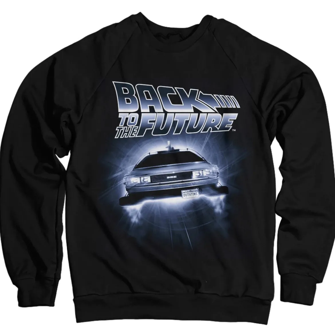 Back To The Future: Flying Delorean - Pitkähihainen paita