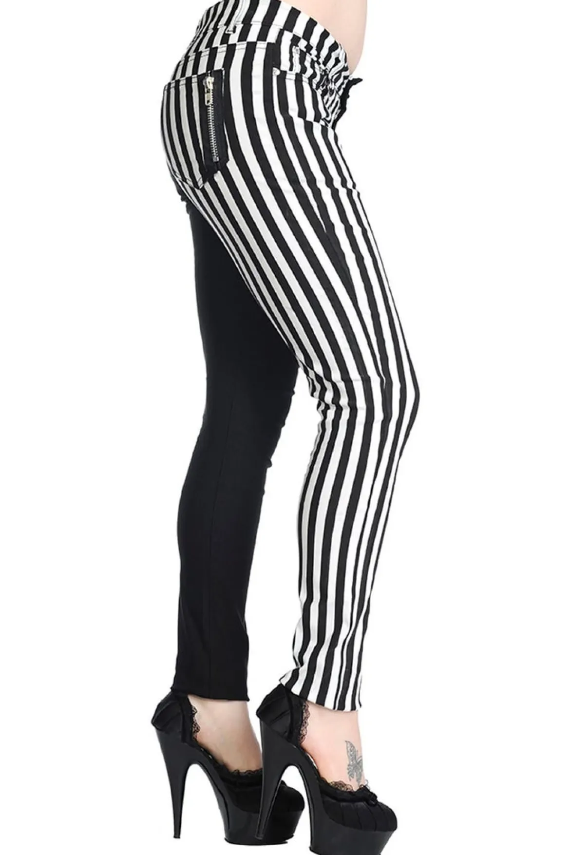 Banned Half and Half Striped - Housut