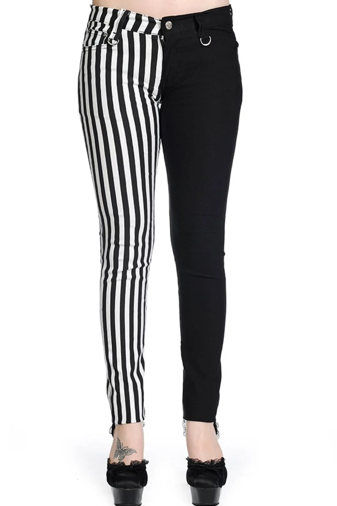 Banned Half and Half Striped - Housut