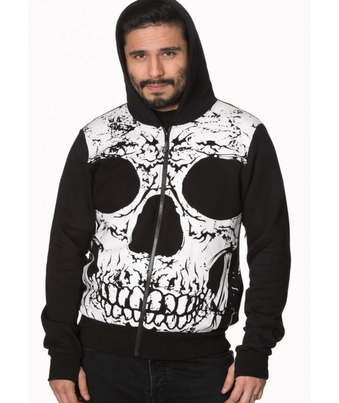 Banned Skull - Vetoketjuhuppari