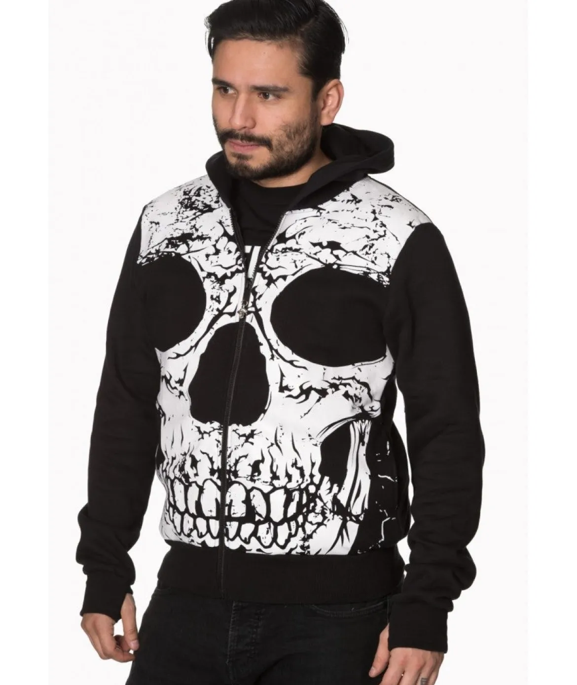 Banned Skull - Vetoketjuhuppari