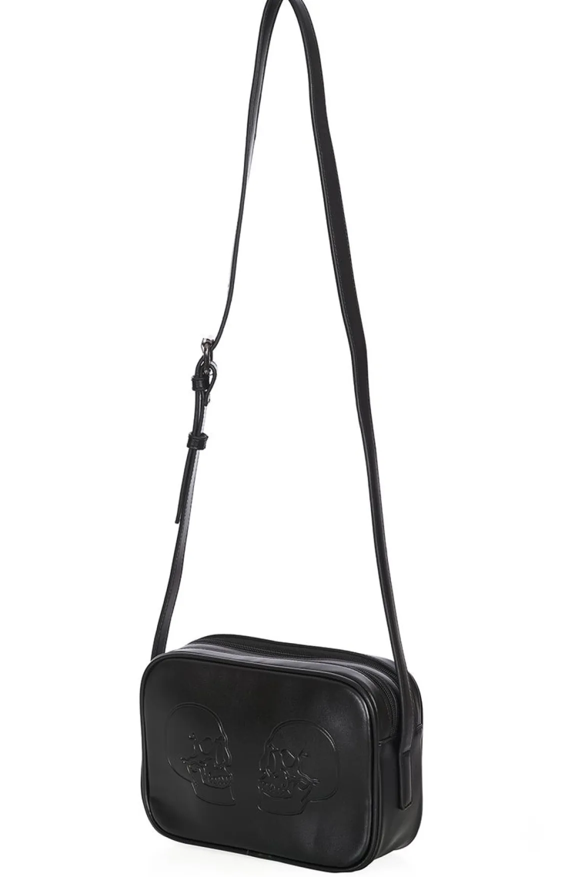 Banned Twin Skull - Crossbody laukku