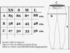 Biela P1 - leggingsit