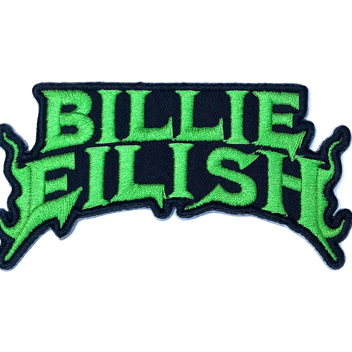 Billie Eilish Flame Green - Kangasmerkki