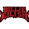 Billie Eilish Flame Red - Kangasmerkki