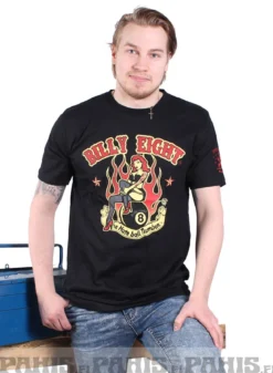 Billy Eight Flaming - T-Paita