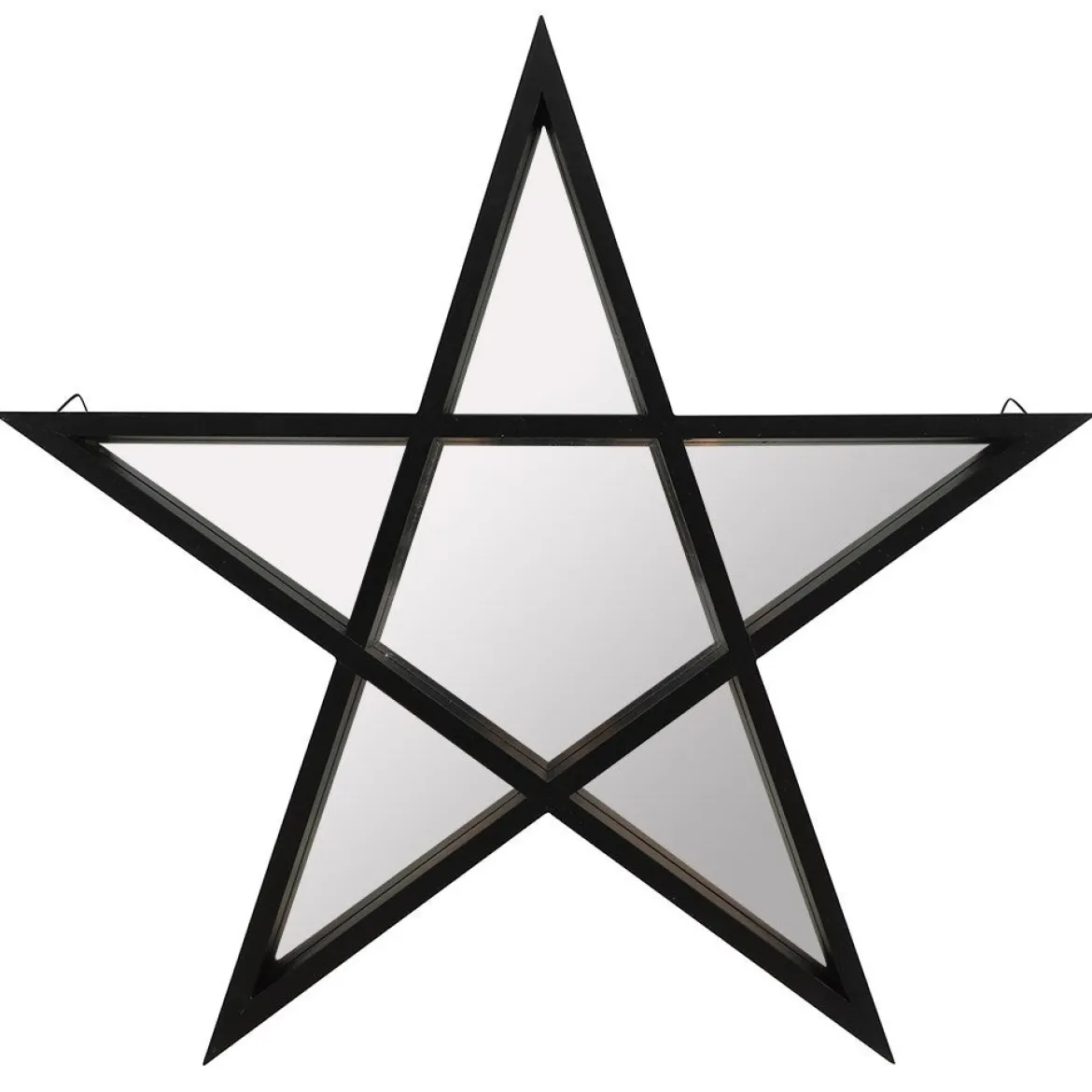 Black Framed Pentagram - Peilihylly