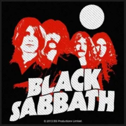 Black Sabbath Red Portraits - Kangasmerkki