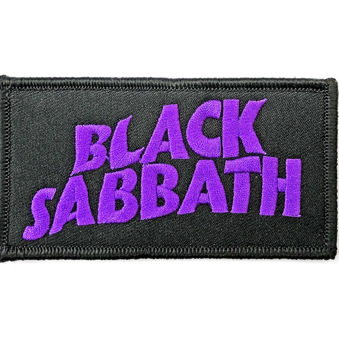 Black Sabbath Wavy Logo - Kangasmerkki