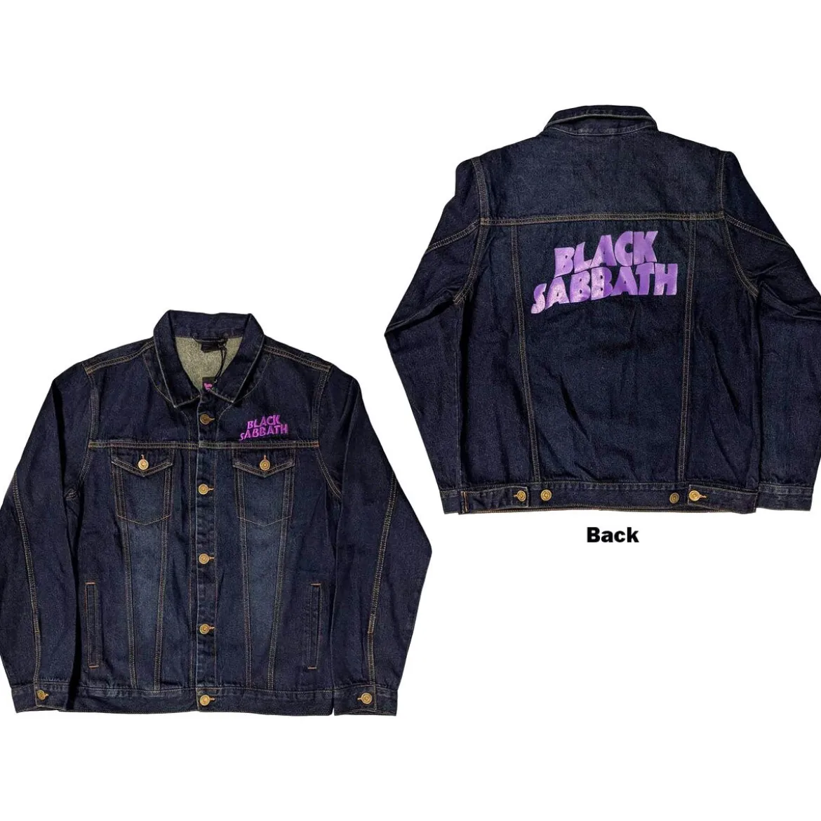 Black Sabbath Wavy Logo - Unisex Farkkutakki