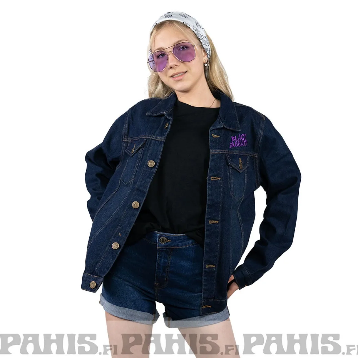 Black Sabbath Wavy Logo - Unisex Farkkutakki