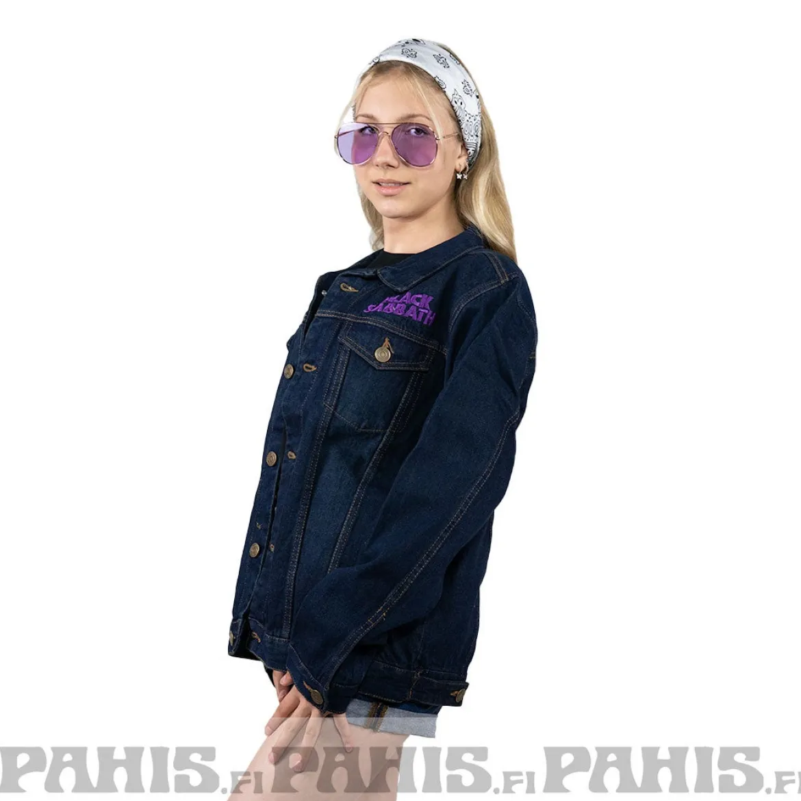 Black Sabbath Wavy Logo - Unisex Farkkutakki