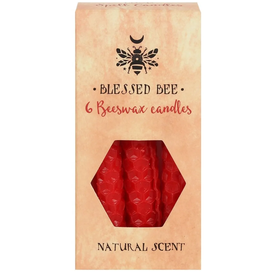 Blessed Bee Love - Loitsukynttilät 6kpl, punainen