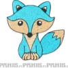 Blue Fox - kangasmerkki