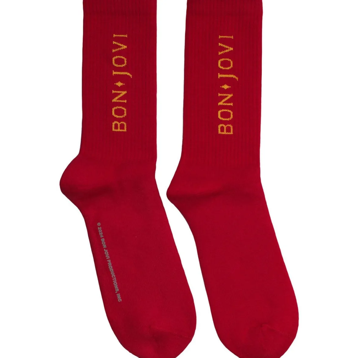 Bon Jovi: Original logo (red) - Sukat