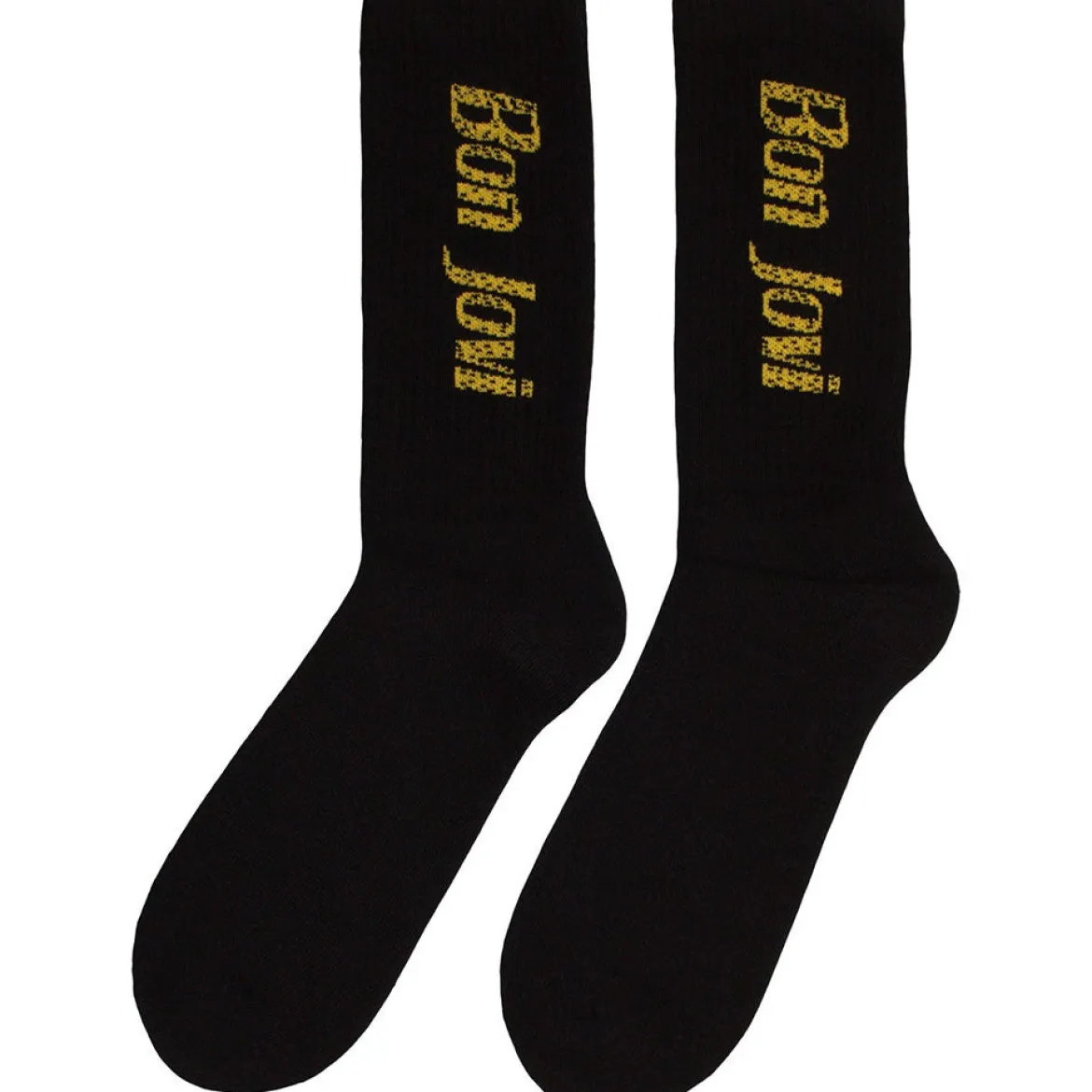 Bon Jovi: Yellow logo (black) - Sukat