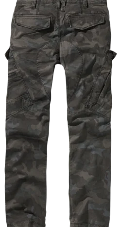 Brandit Adven Slim Fit - Reisitaskuhousut, darkcamo