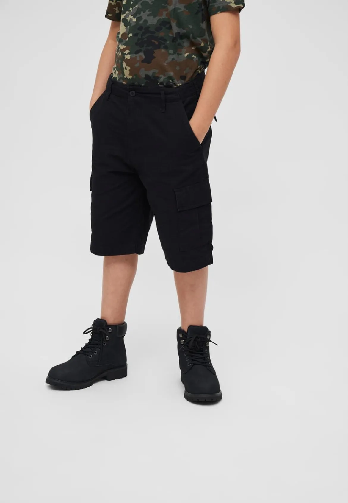 Brandit BDU Ripstop - Lasten shortsit, musta