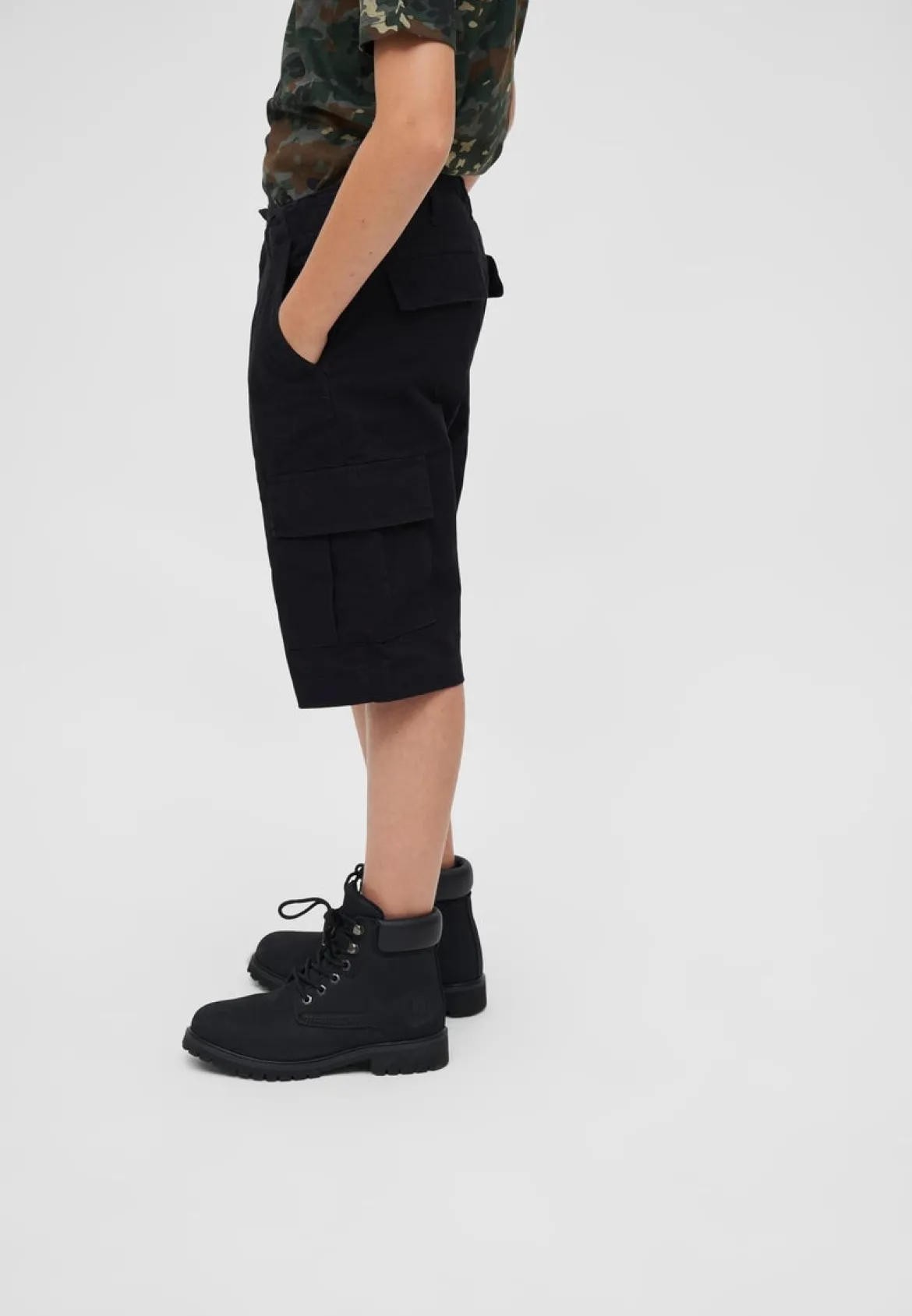 Brandit BDU Ripstop - Lasten shortsit, musta